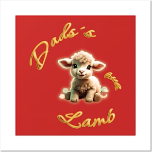 Dads´s little lamb Posters and Art